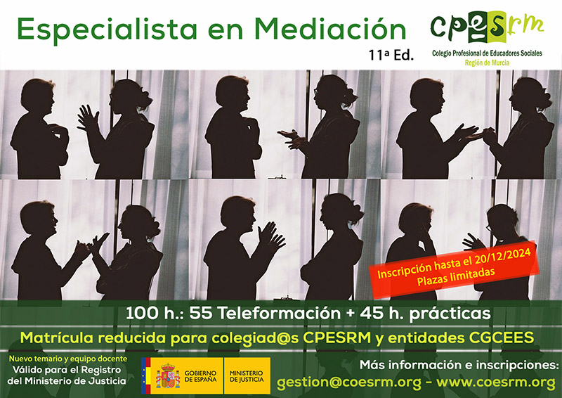 Becas Especialista en Mediación COESRM 11ª Ed.