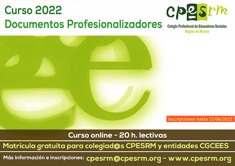 Curso Documentos Profesionalizadores CPESRM 2022