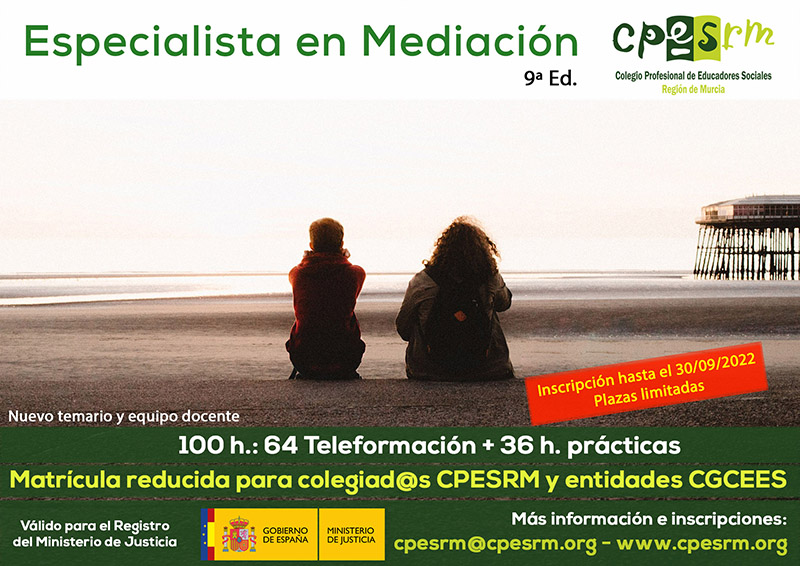 Becas Especialista en Mediación CPESRM 9ª Ed.