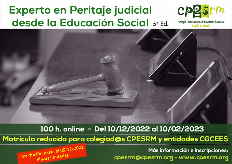 Becas Experto en Peritaje judicial CPESRM 5ª Ed.