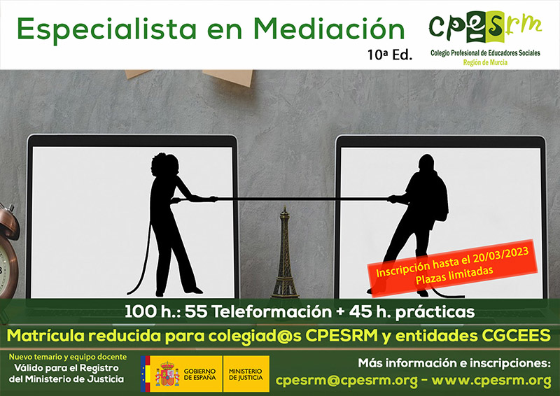 Becas Especialista en Mediación CPESRM 10ª Ed.